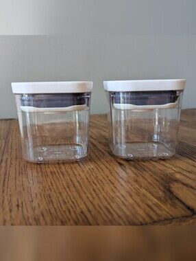 OXO Good Grips POP Container Mini 0.2 qt 0.2 L Airtight Food Storage - Set of 2